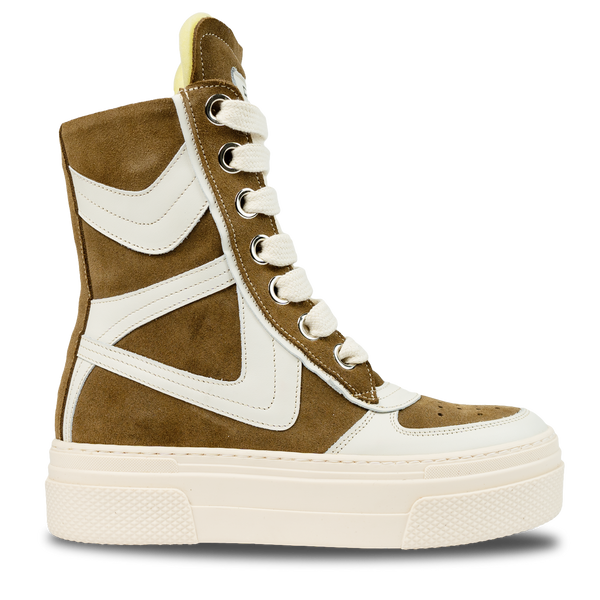 Iside in Brown Suede