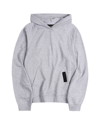 "CR03" Melange Grey Hoodie-Hoodie-CRISTIANZEROTRE
