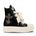 Calipso 300 – Crucifix Black Leather-Sneaker-CRISTIANZEROTRE