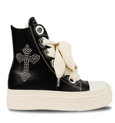 Calipso 300 – Crucifix Black Leather-Sneaker-CRISTIANZEROTRE