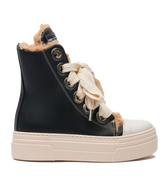 Calipso 300 Fur – Classic Black Leather-Sneaker-CRISTIANZEROTRE