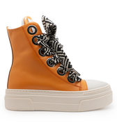 Calipso 300 – Orange Lace Rhombus-Sneaker-CRISTIANZEROTRE
