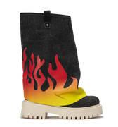 CHUNKY FLAME – Denim Black-Sneaker-CRISTIANZEROTRE