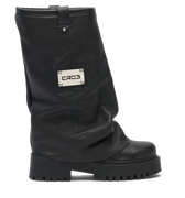 CHUNKY – Leather Boots Black-Sneaker-CRISTIANZEROTRE