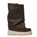CHUNKY – Leather Boots Brown-Sneaker-CRISTIANZEROTRE