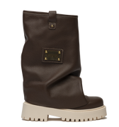 CHUNKY – Leather Boots Brown-Sneaker-CRISTIANZEROTRE