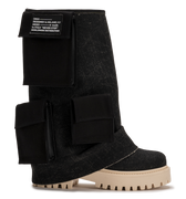 CHUNKY – Utility Black Pocket Boot-Sneaker-CRISTIANZEROTRE