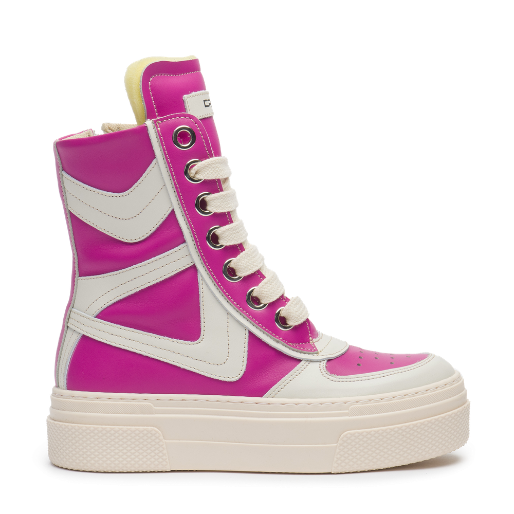 Iside – Fuxia Leather-Sneaker-CRISTIANZEROTRE