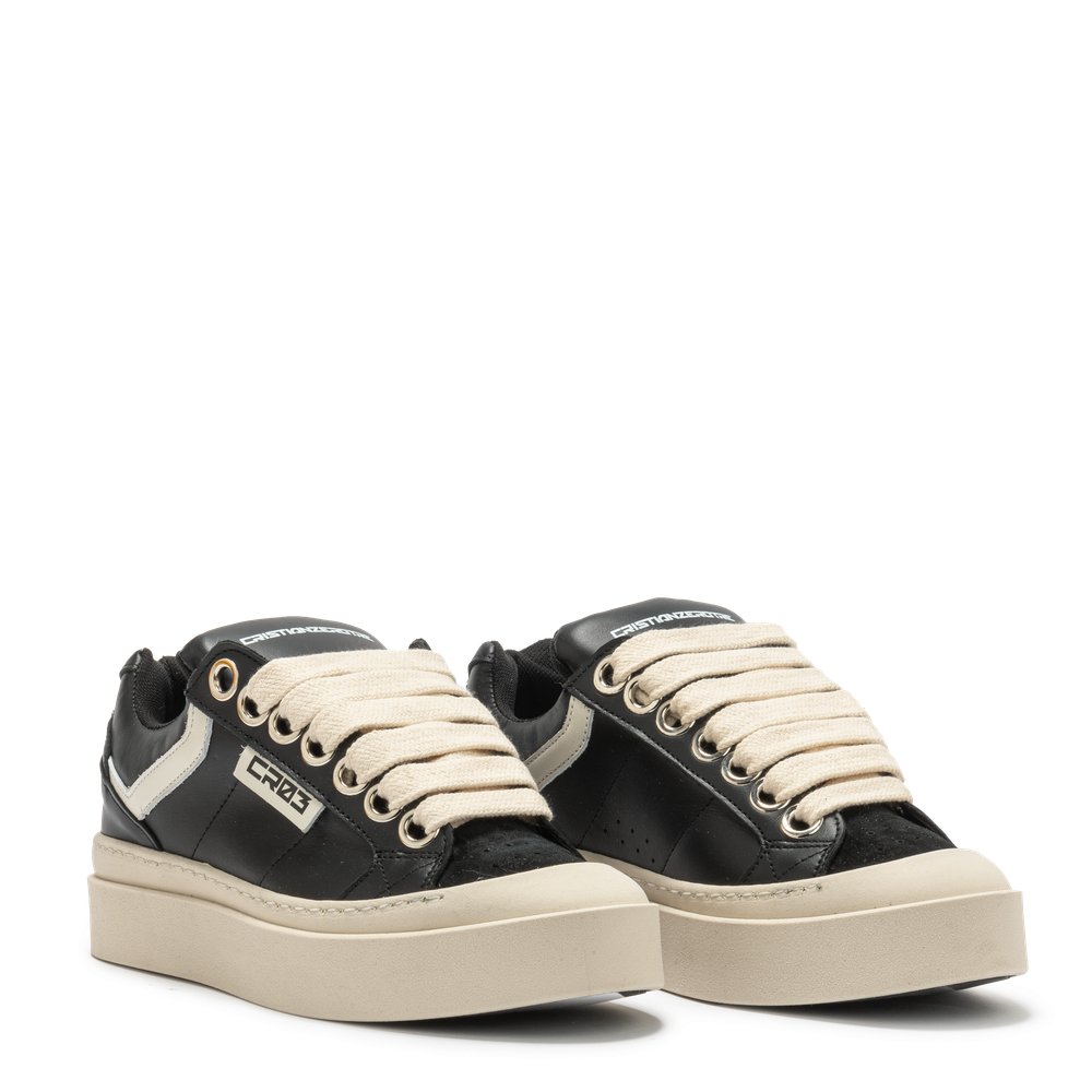New Shoes – Black Leather-Sneaker-CRISTIANZEROTRE